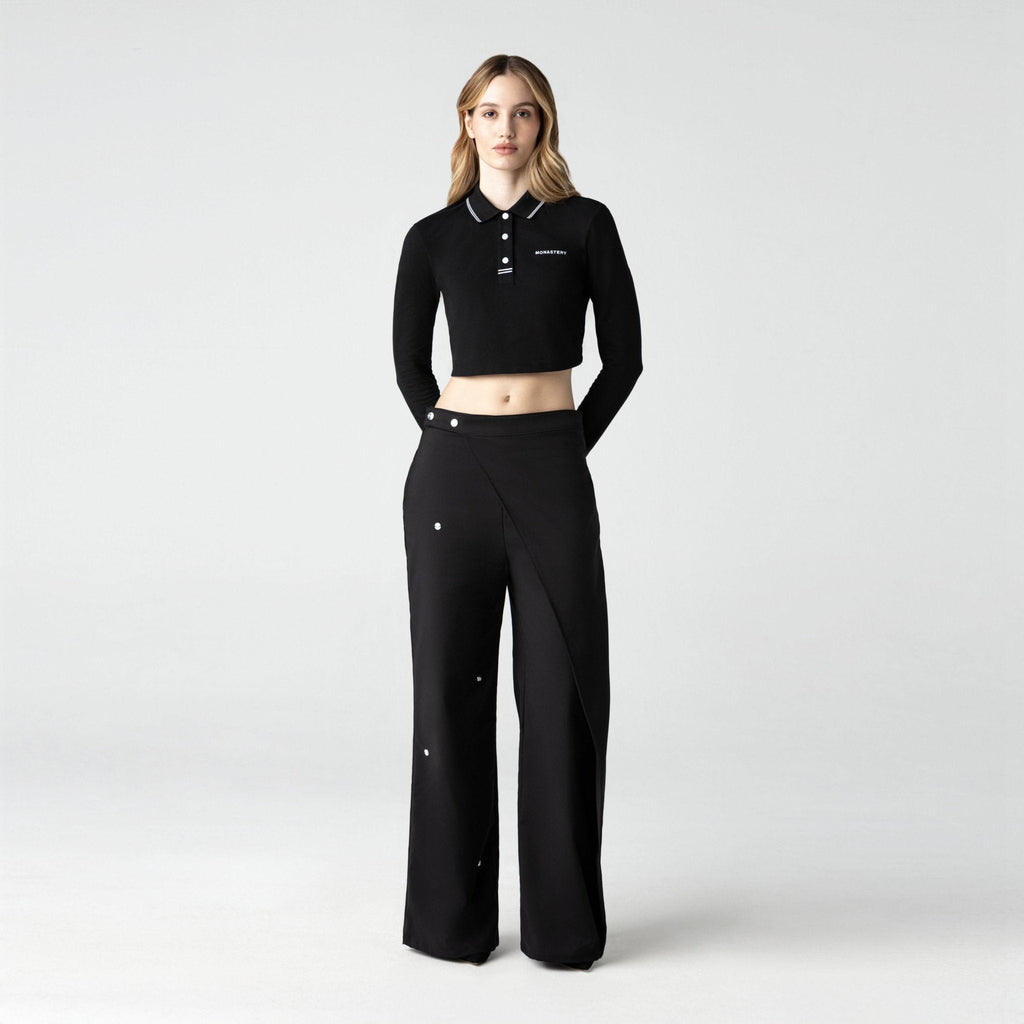 NINKIA CROP TOP WOMEN BLACK - Monastery | Tienda Oficial Colombia
