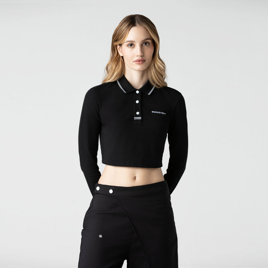 NINKIA CROP TOP WOMEN BLACK - Monastery | Tienda Oficial Colombia
