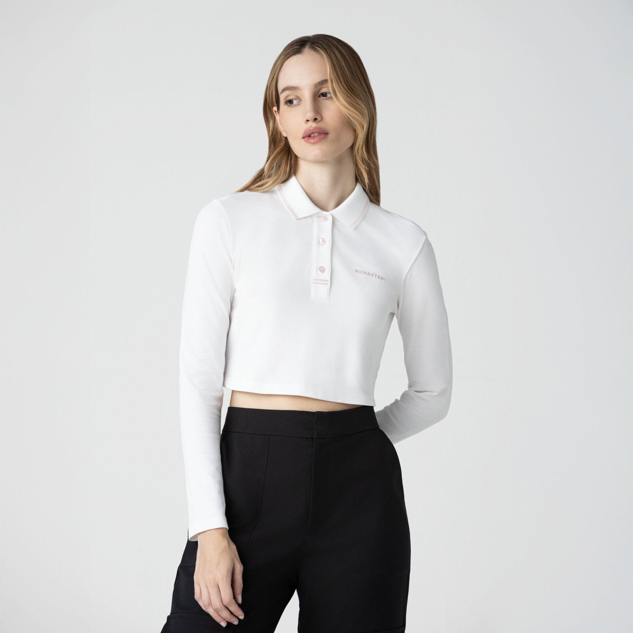 NINKIA CROP TOP WOMEN WHITE - Monastery | Tienda Oficial Colombia
