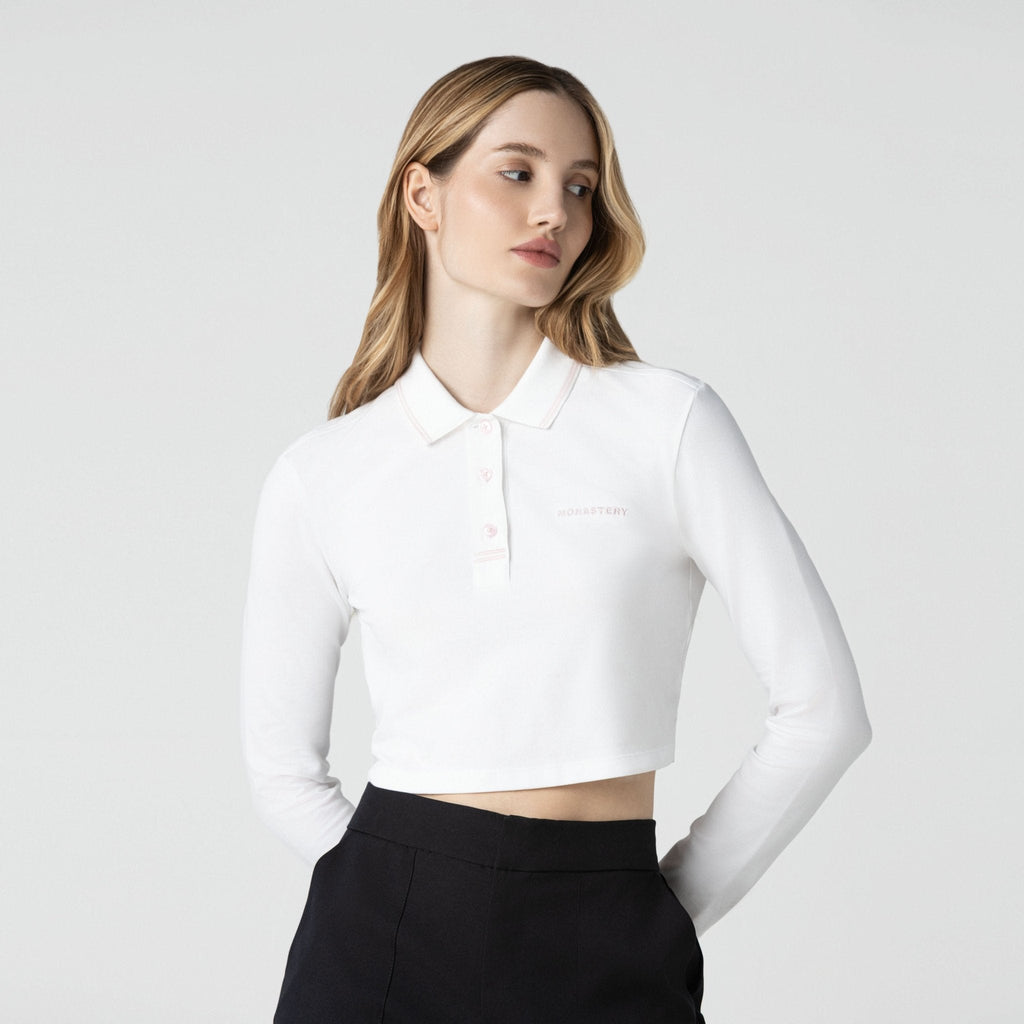 NINKIA CROP TOP WOMEN WHITE - Monastery | Tienda Oficial Colombia