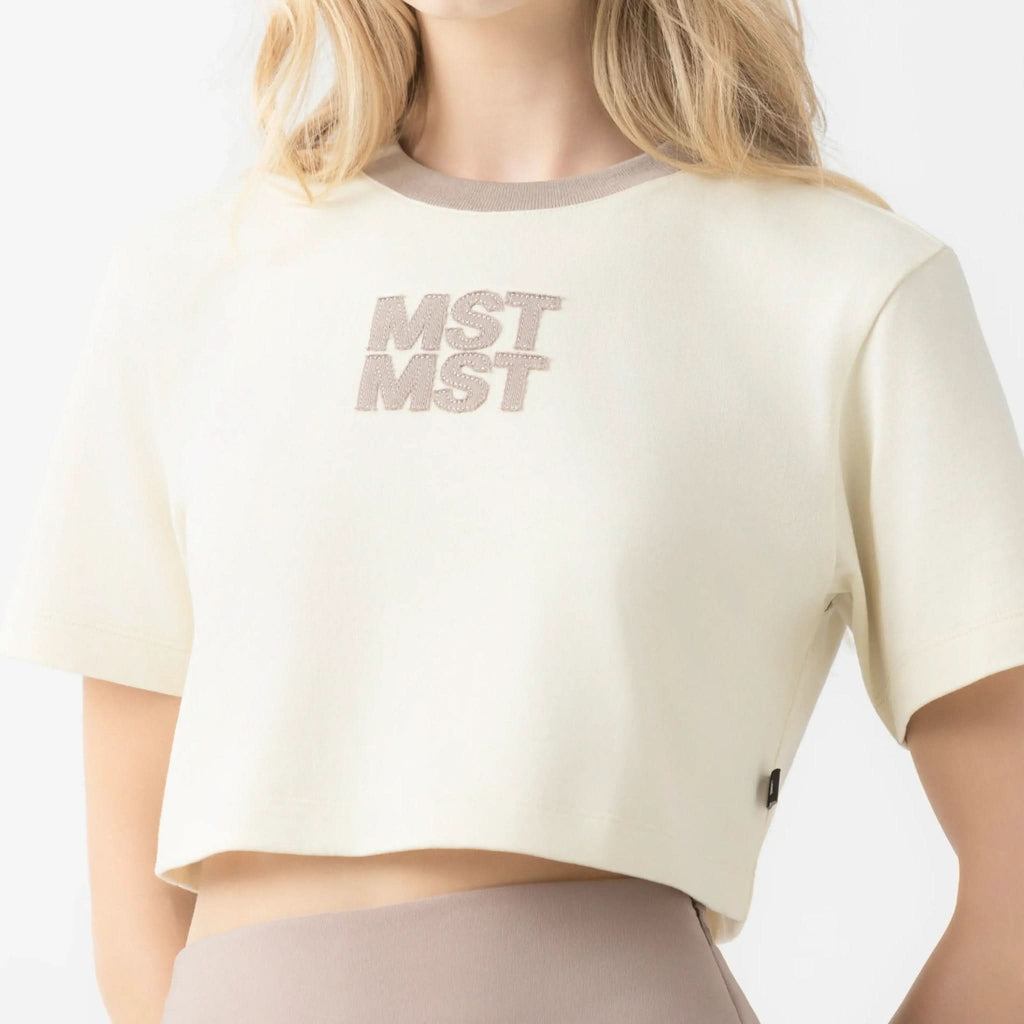 NOORA CROP TOP WOMEN WHITE ASPARAGUS - Monastery | Tienda Oficial Colombia