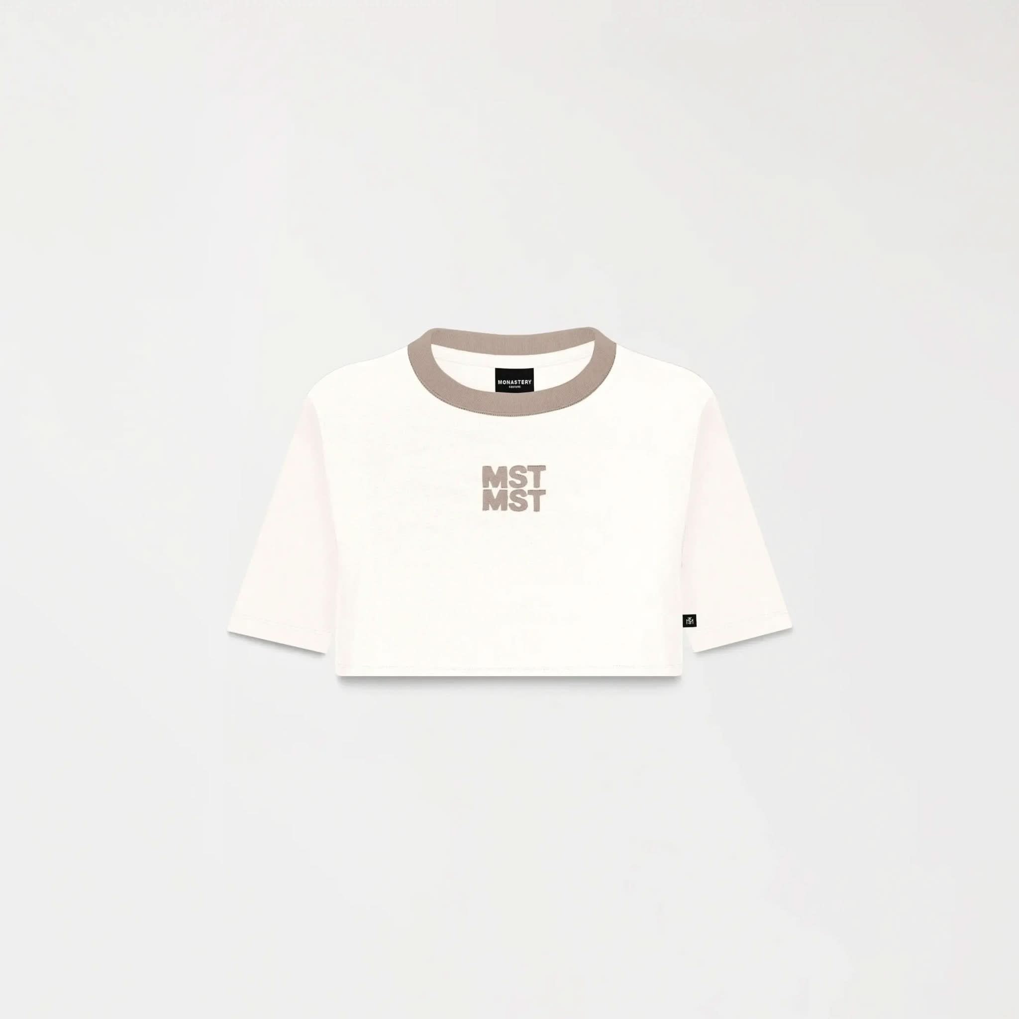 NOORA CROP TOP WOMEN WHITE ASPARAGUS - Monastery | Tienda Oficial Colombia