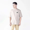 OLDINGHAM T-SHIRT OVERSIZED MEN MOONBEAM