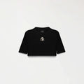 OLWYN CROP TOP WOMEN BLACK METEORITE L/G - Monastery | Tienda Oficial Colombia