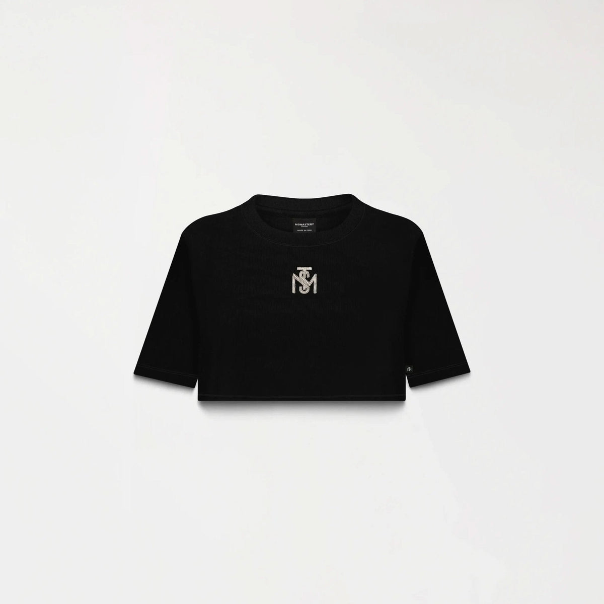 OLWYN CROP TOP WOMEN BLACK METEORITE L/G