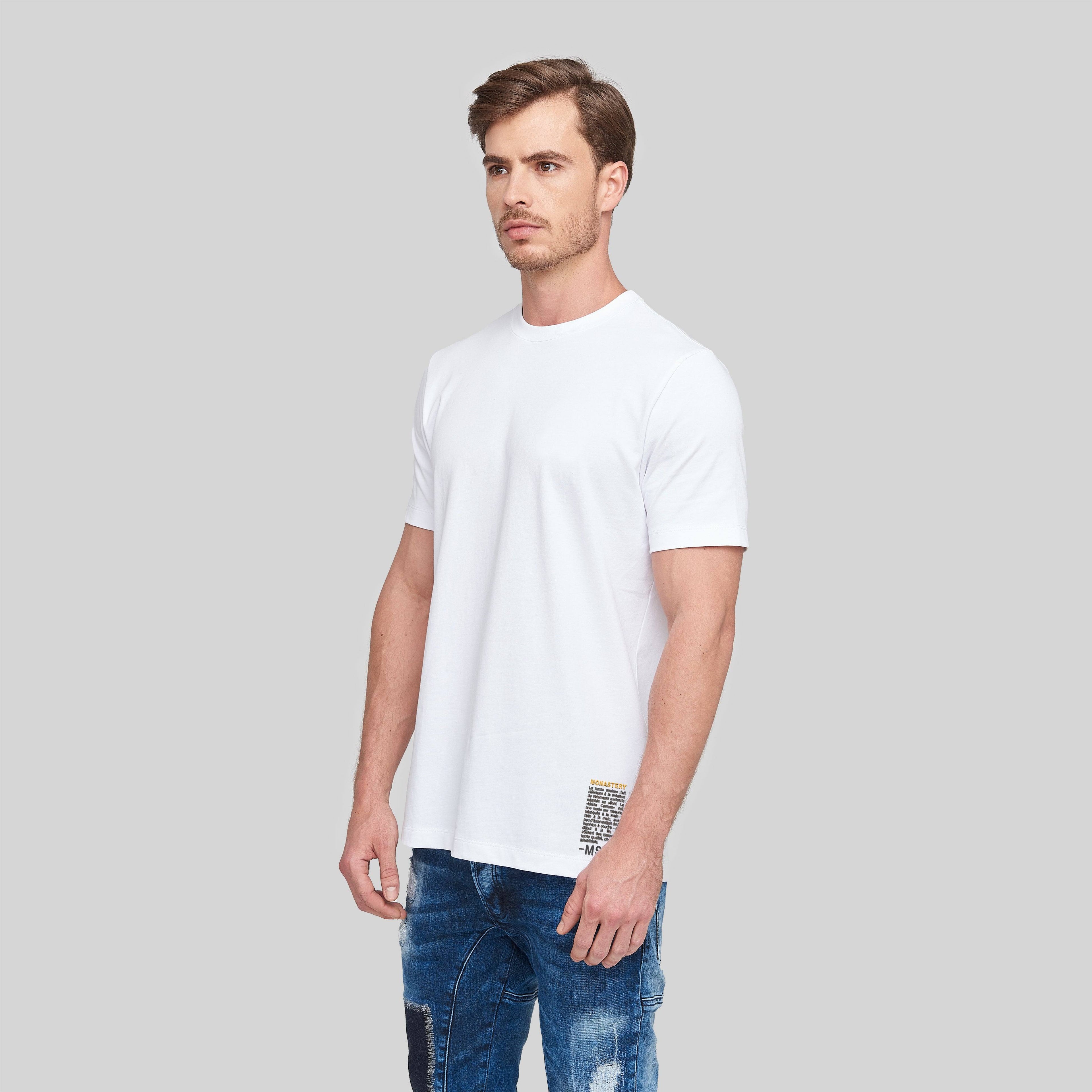 POLUX T-SHIRT MEN WHITE - Monastery
