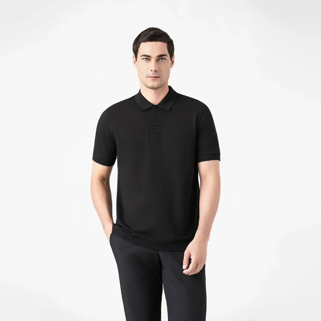 PROMETHEUS POLO MEN BLACK - Monastery | Tienda Oficial Colombia