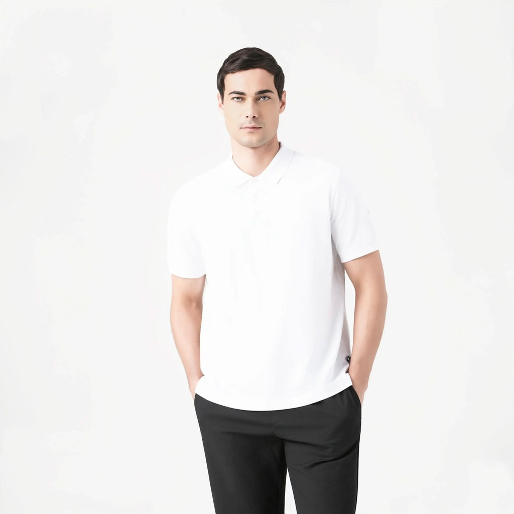 PROMETHEUS POLO MEN WHITE - Monastery | Tienda Oficial Colombia