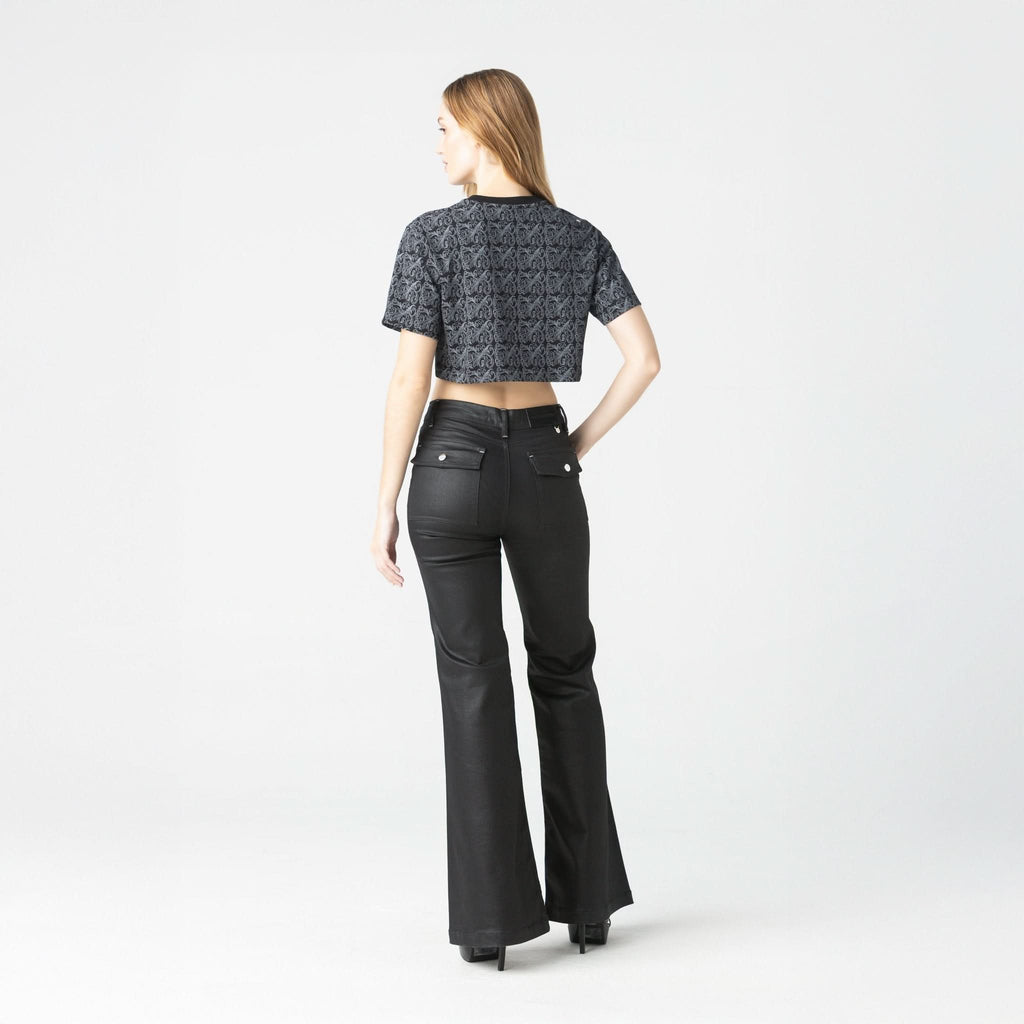 QINA CROP TOP WOMEN BLACK - Monastery | Tienda Oficial Colombia