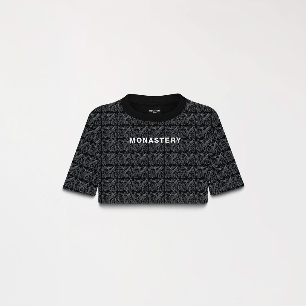 QINA CROP TOP WOMEN BLACK - Monastery | Tienda Oficial Colombia