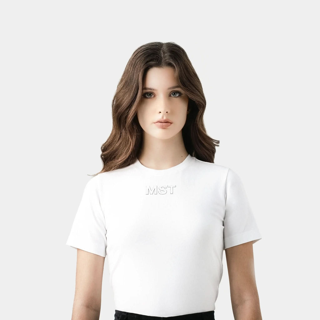 QUINNIE T - SHIRT WOMEN WHITE - Monastery | Tienda Oficial Colombia