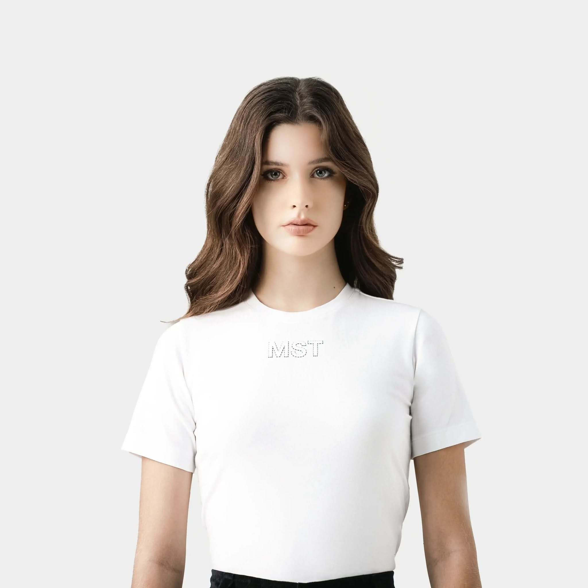 QUINNIE T - SHIRT WOMEN WHITE - Monastery | Tienda Oficial Colombia