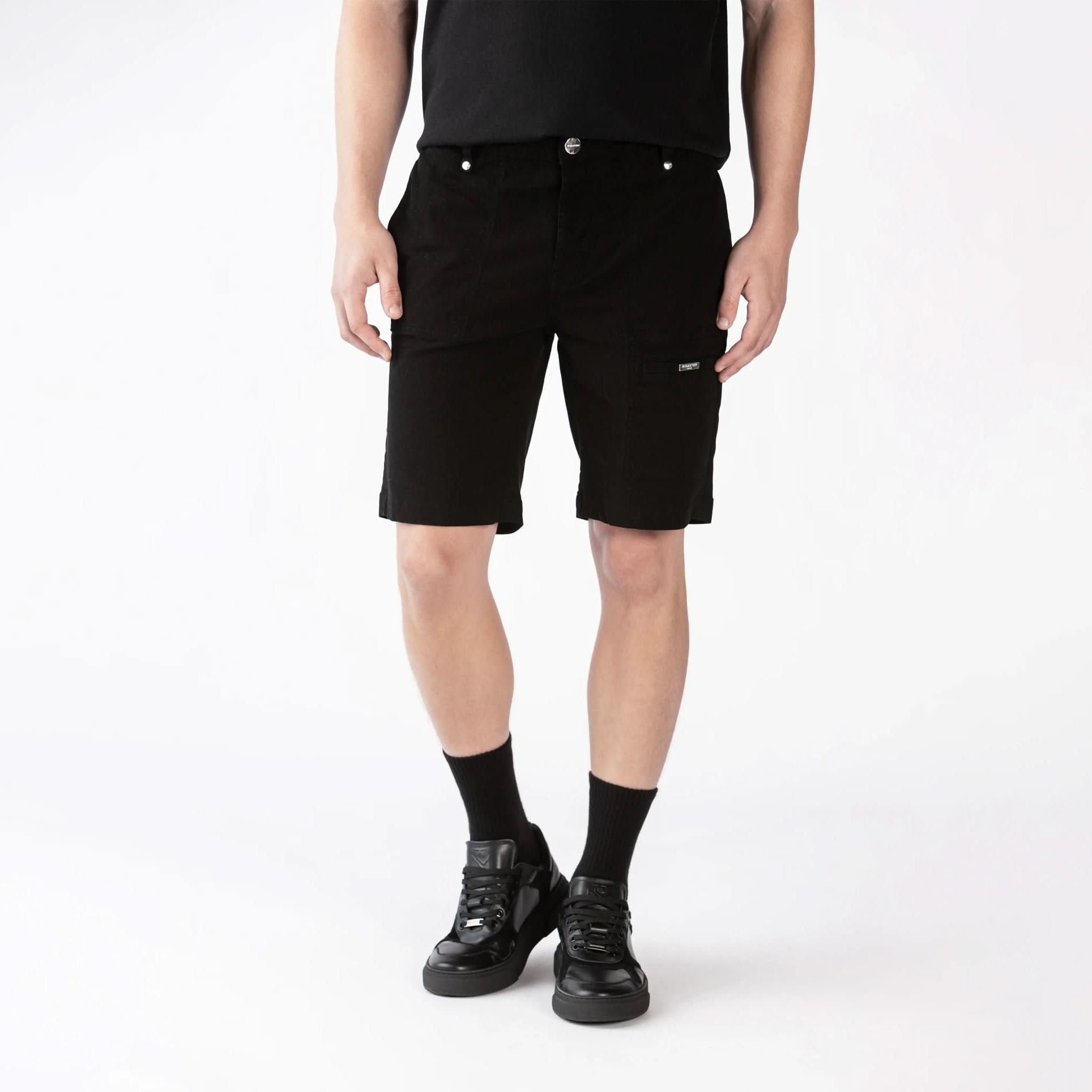 RAJ 2 DENIM SHORT MEN BLACK - Monastery | Tienda Oficial Colombia