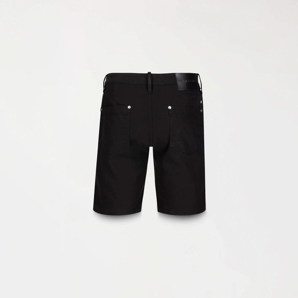 RAJ 2 DENIM SHORT MEN BLACK - Monastery | Tienda Oficial Colombia