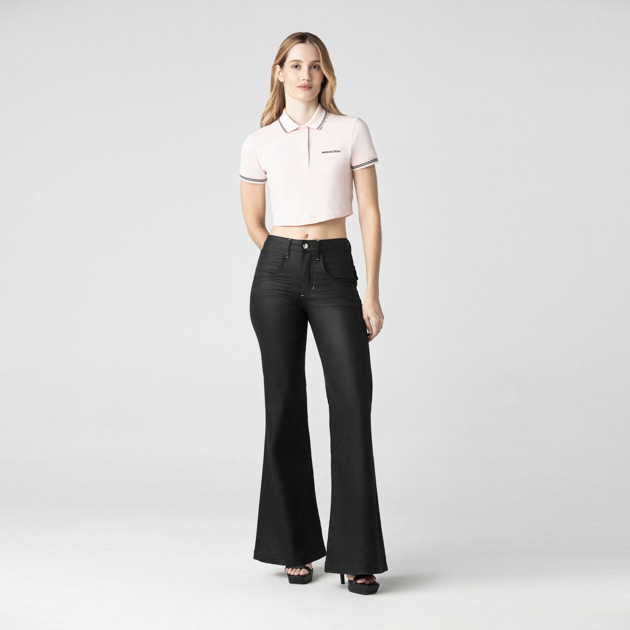 REXI CROP TOP WOMEN ROSE QUARTZ - Monastery | Tienda Oficial Colombia