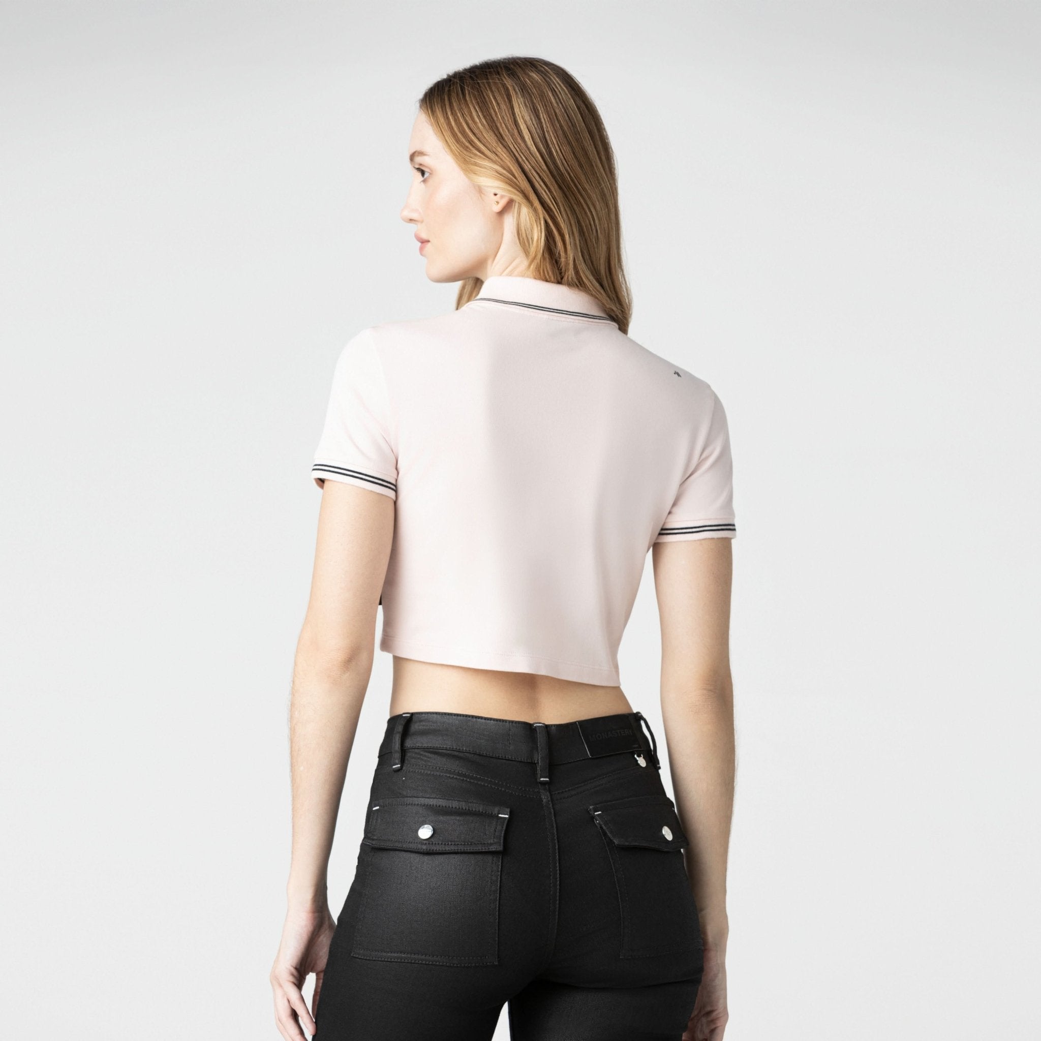 REXI CROP TOP WOMEN ROSE QUARTZ - Monastery | Tienda Oficial Colombia