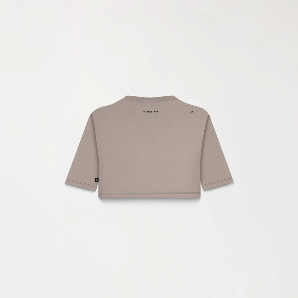 ROISIN CROP TOP WOMEN TAUPE GRAY - Monastery | Tienda Oficial Colombia