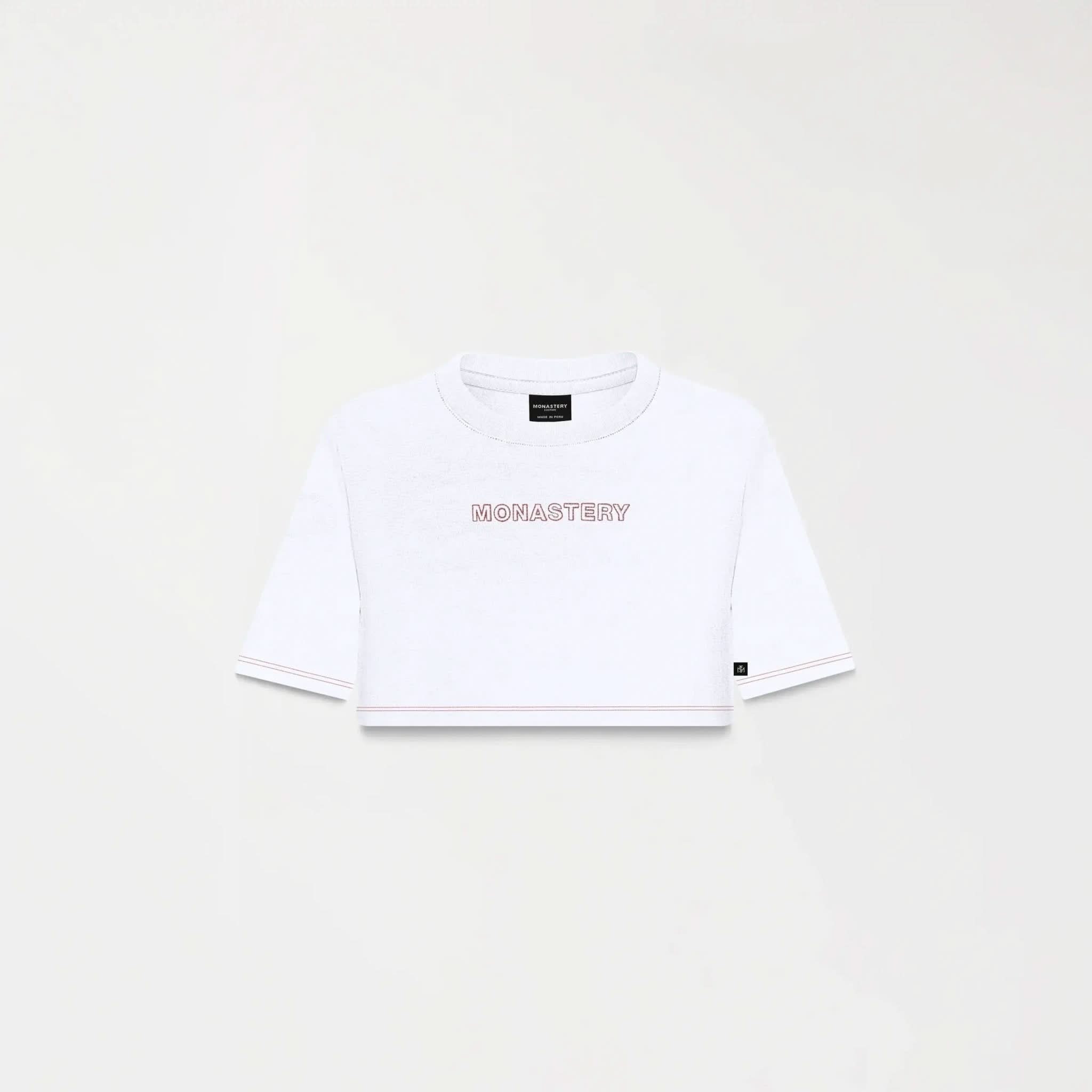 ROISIN CROP TOP WOMEN WHITE - Monastery | Tienda Oficial Colombia