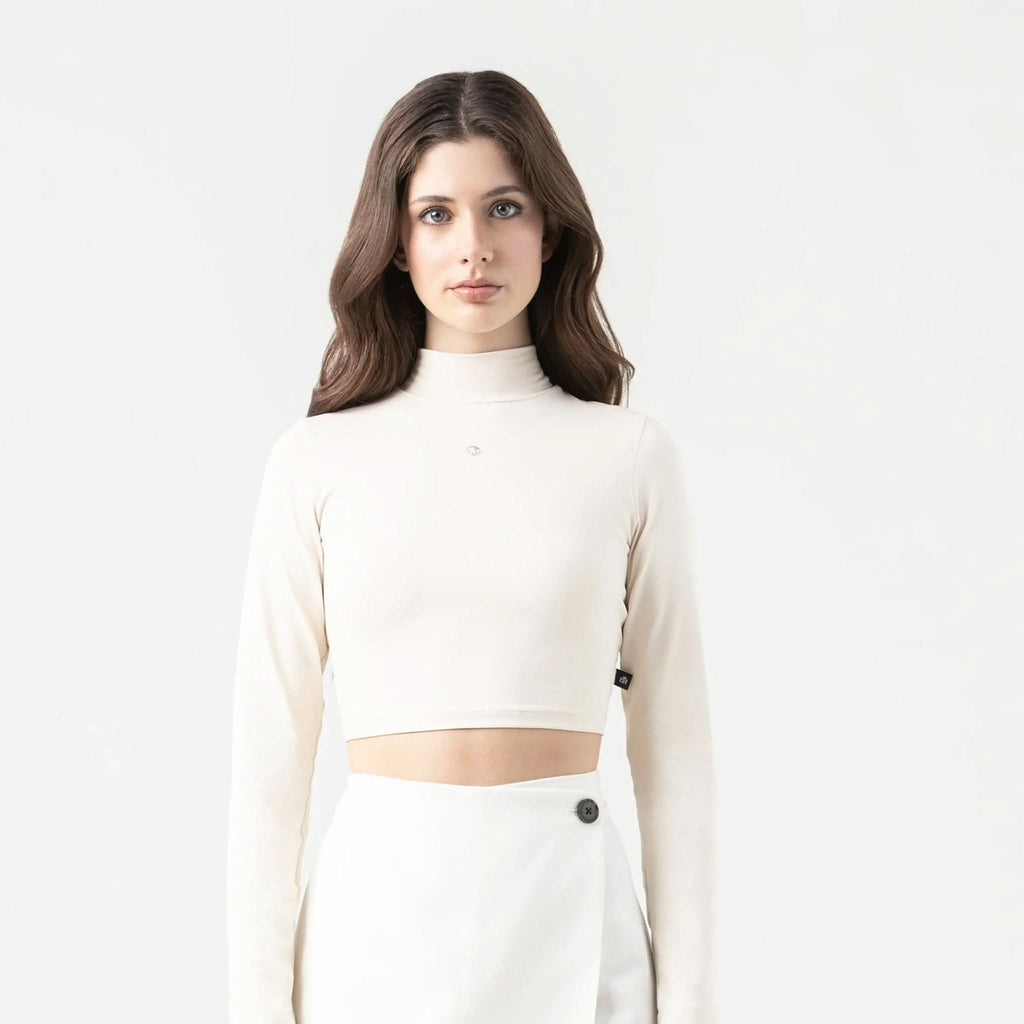 RUMI LONG SLEEVE WOMEN WHITE ASPARAGUS - Monastery | Tienda Oficial Colombia