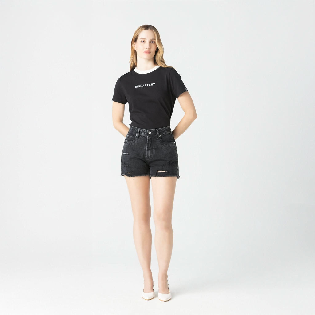 SAMUD T - SHIRT WOMEN BLACK - Monastery | Tienda Oficial Colombia