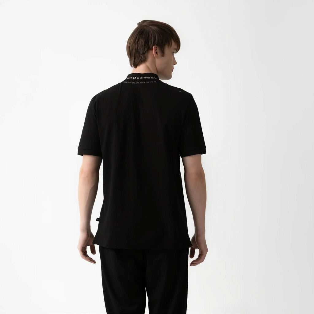 SARDEN POLO MEN BLACK - Monastery | Tienda Oficial Colombia