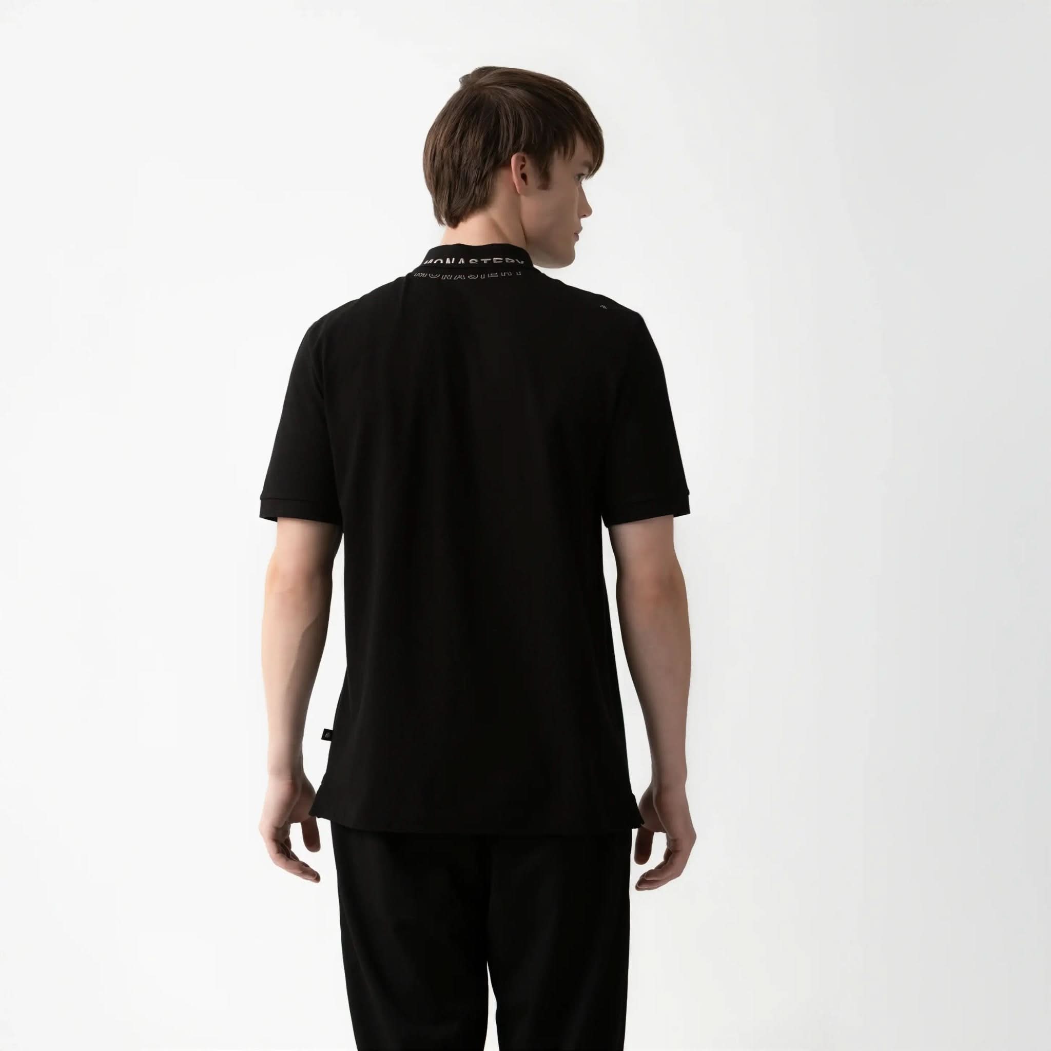 SARDEN POLO MEN BLACK - Monastery | Tienda Oficial Colombia