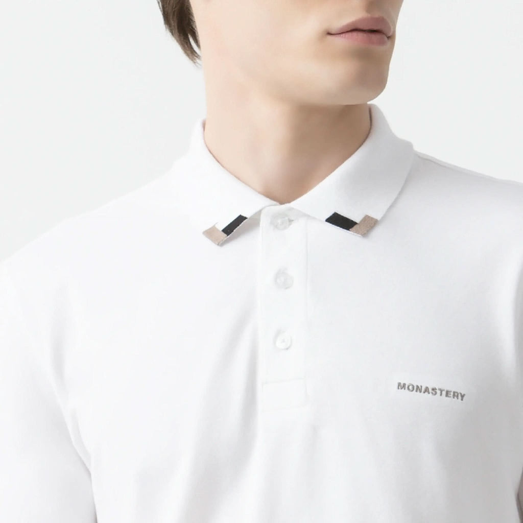 SARDEN POLO MEN WHITE - Monastery | Tienda Oficial Colombia