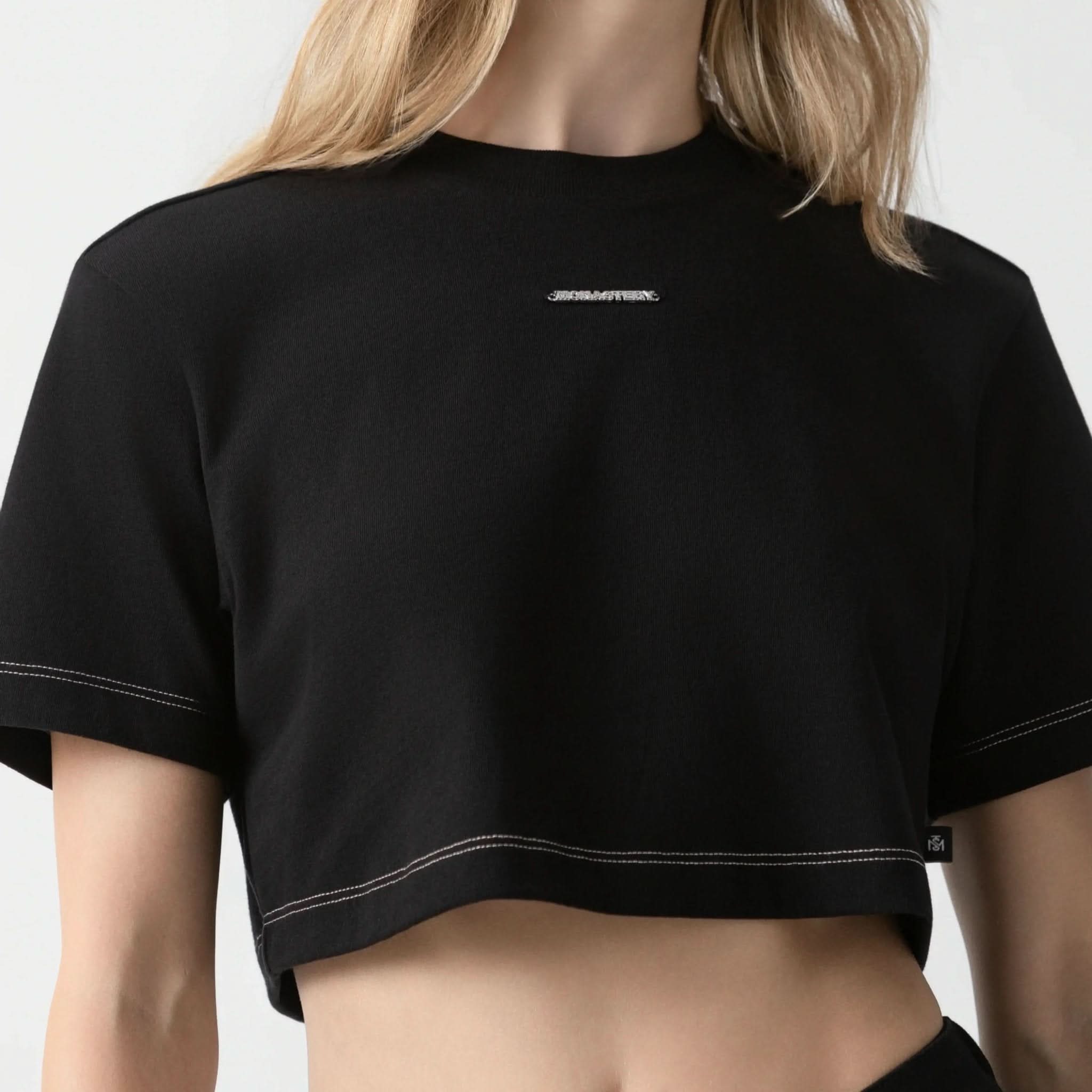 SAVANNA CROP TOP WOMEN BLACK - Monastery | Tienda Oficial Colombia
