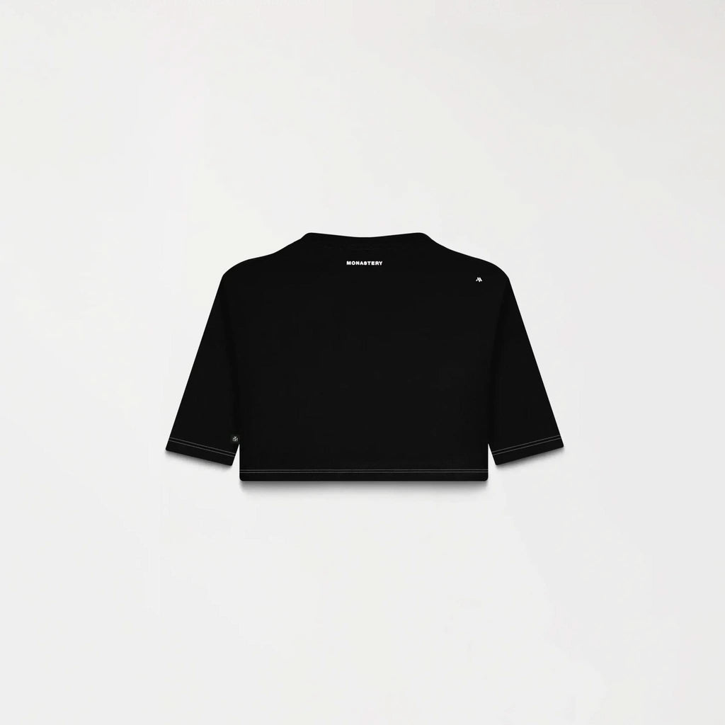 SAVANNA CROP TOP WOMEN BLACK - Monastery | Tienda Oficial Colombia
