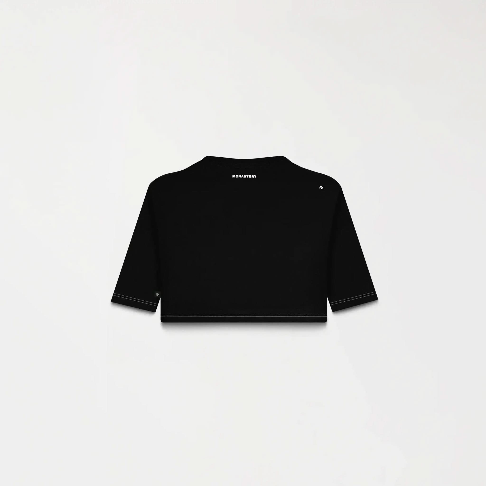 SAVANNA CROP TOP WOMEN BLACK - Monastery | Tienda Oficial Colombia