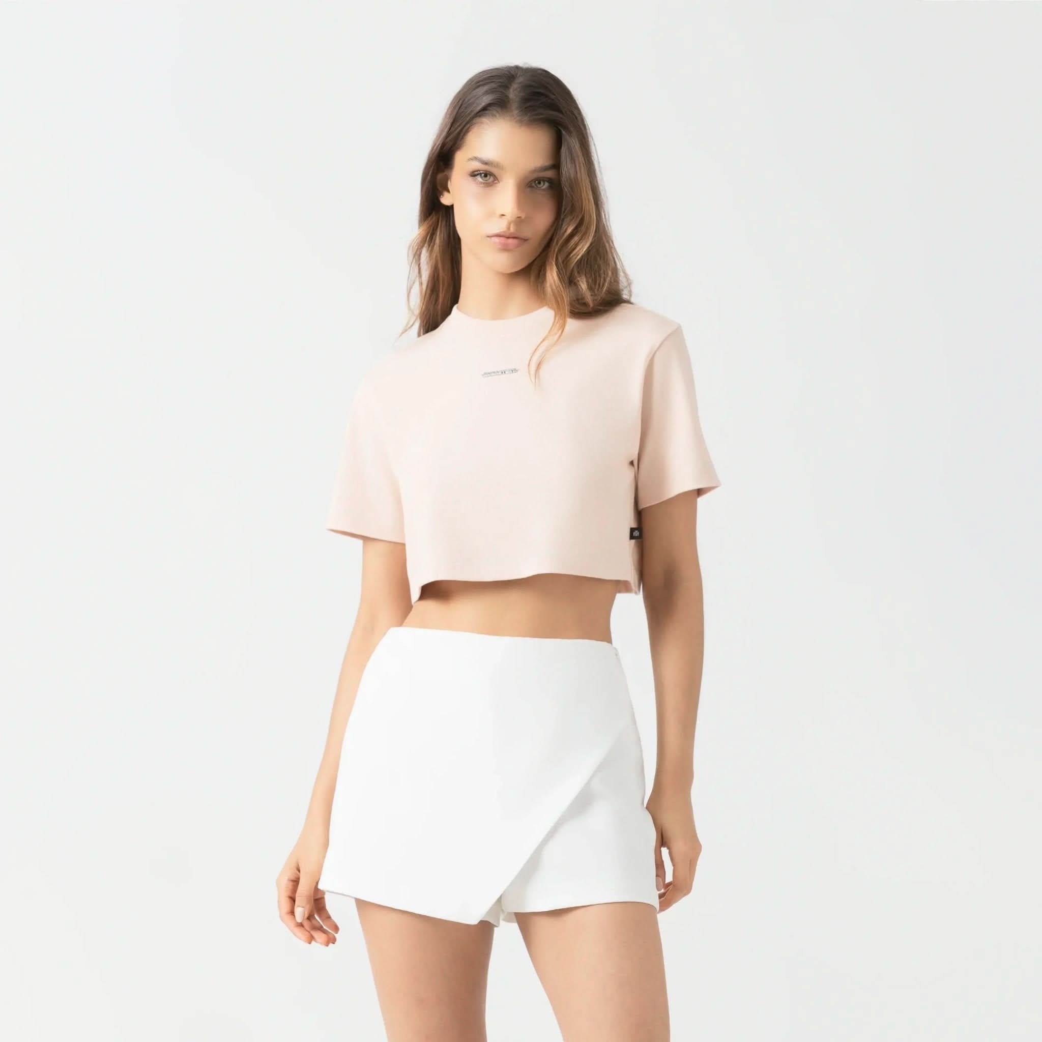 SAVANNA CROP TOP WOMEN CAMEO ROSE - Monastery | Tienda Oficial Colombia