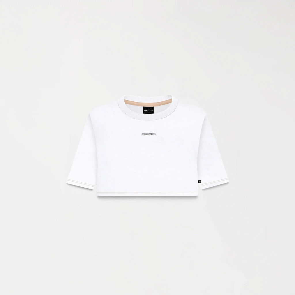 SAVANNA CROP TOP WOMEN WHITE - Monastery | Tienda Oficial Colombia