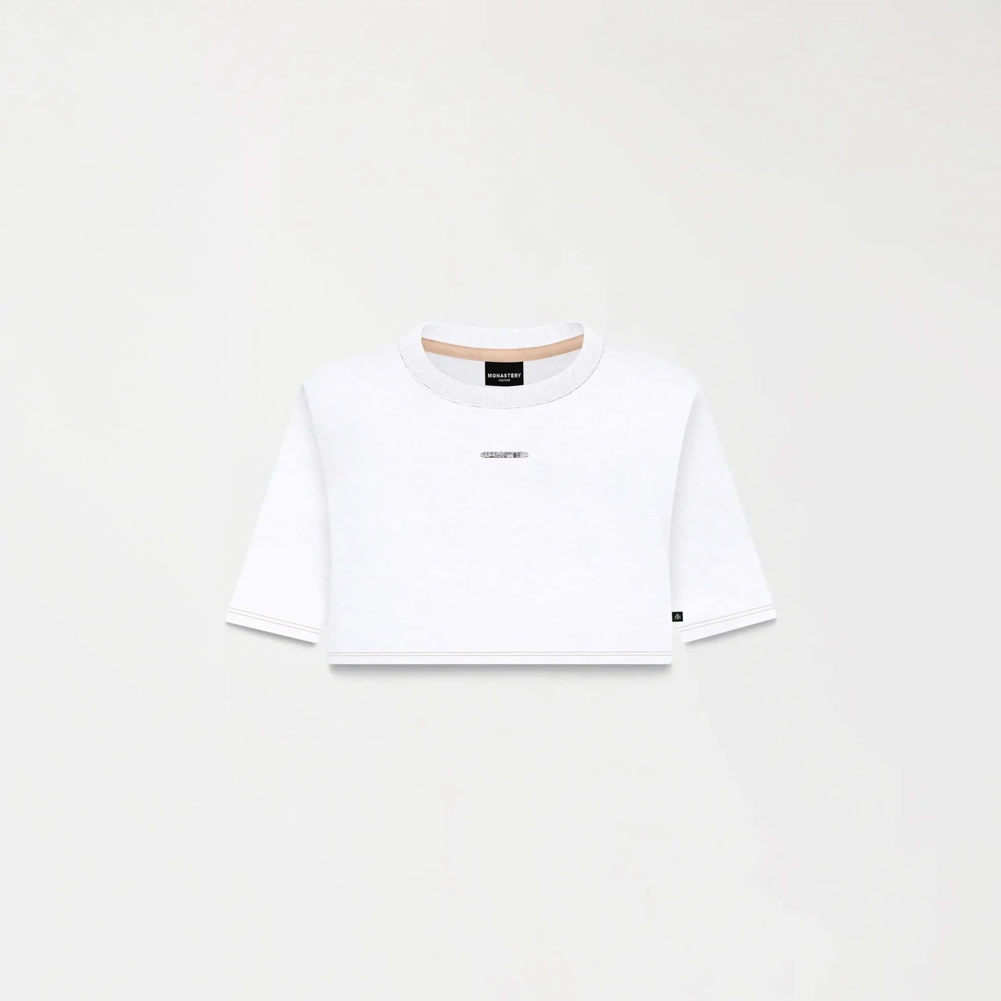 SAVANNA CROP TOP WOMEN WHITE - Monastery | Tienda Oficial Colombia