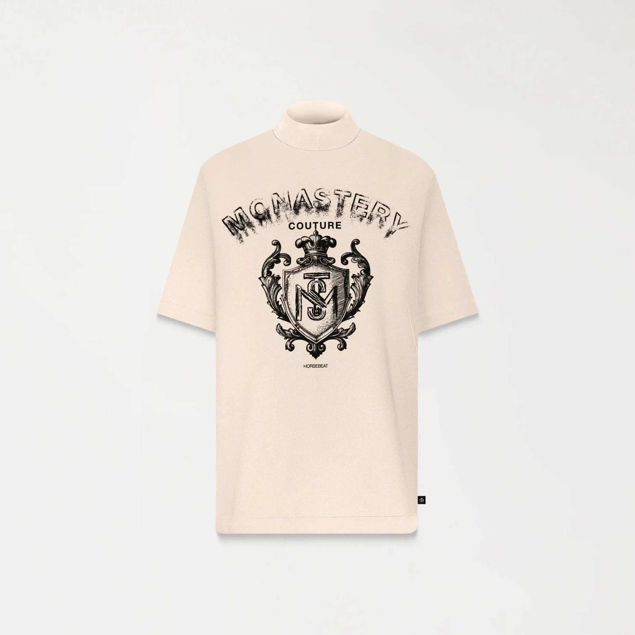 SHEVAL T - SHIRT OVERSIZED MEN IRISH CREAM - Monastery | Tienda Oficial Colombia