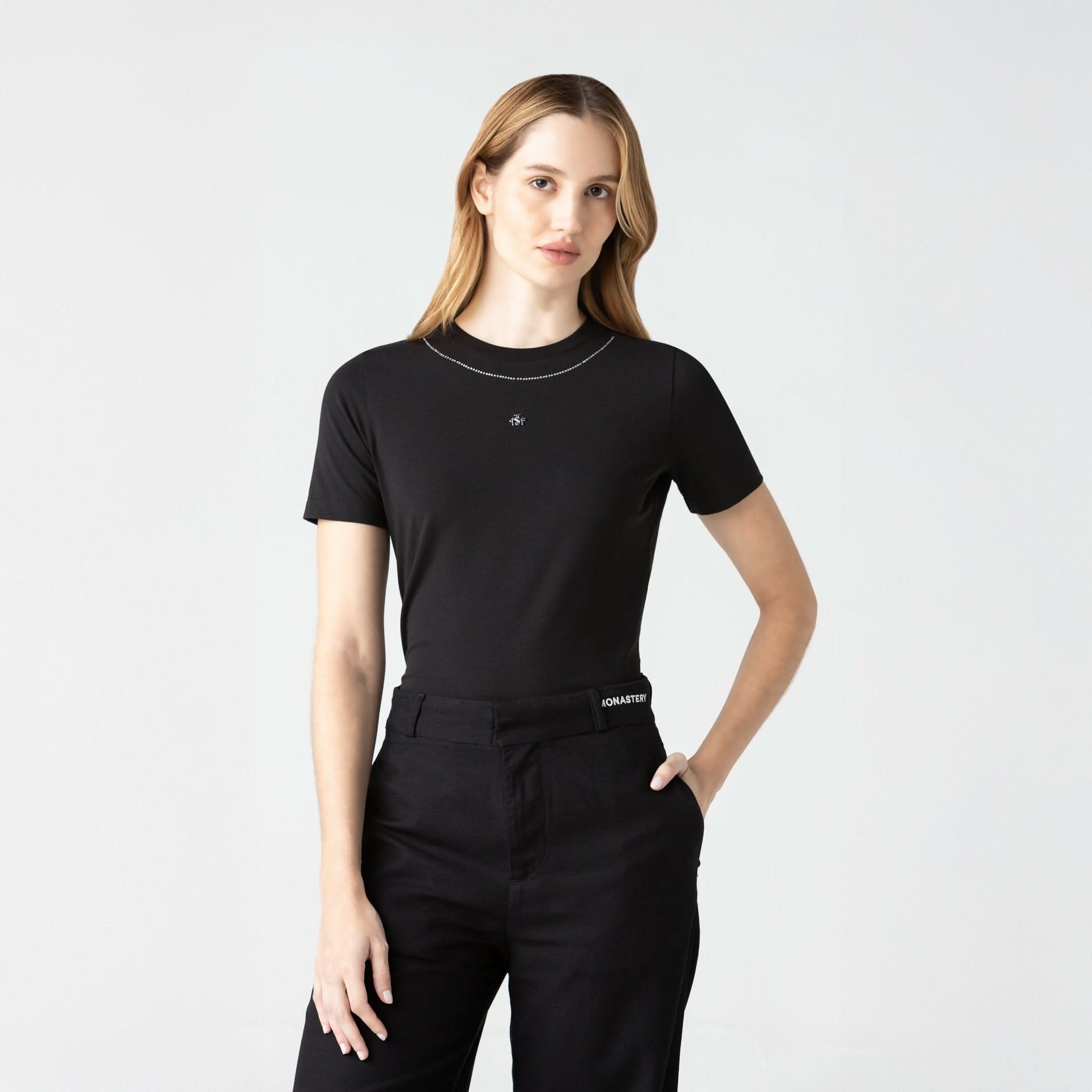 SILJA T - SHIRT WOMEN BLACK - Monastery | Tienda Oficial Colombia