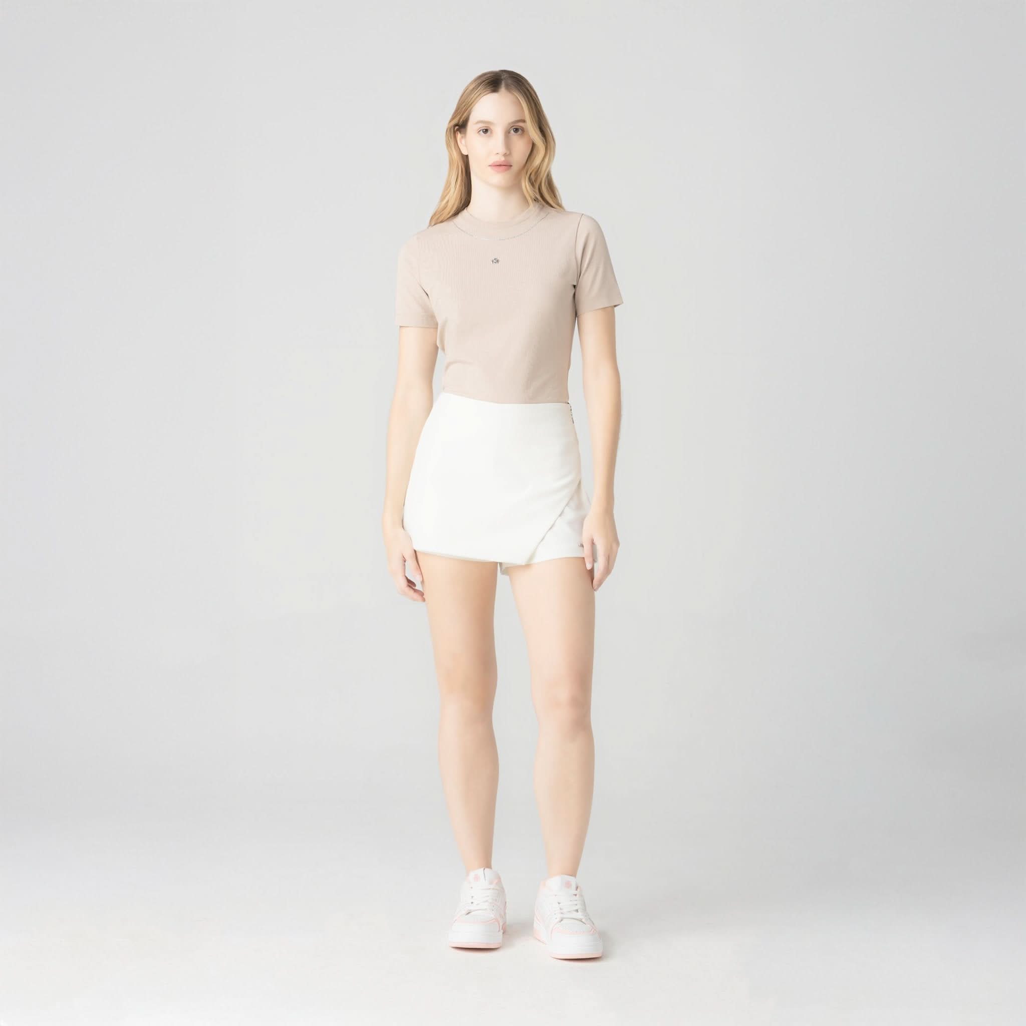 SILJA T - SHIRT WOMEN SIMPLY TAUPE - Monastery | Tienda Oficial Colombia