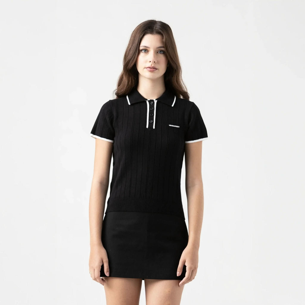 SINNIA KNITTED TOP WOMEN BLACK - Monastery | Tienda Oficial Colombia
