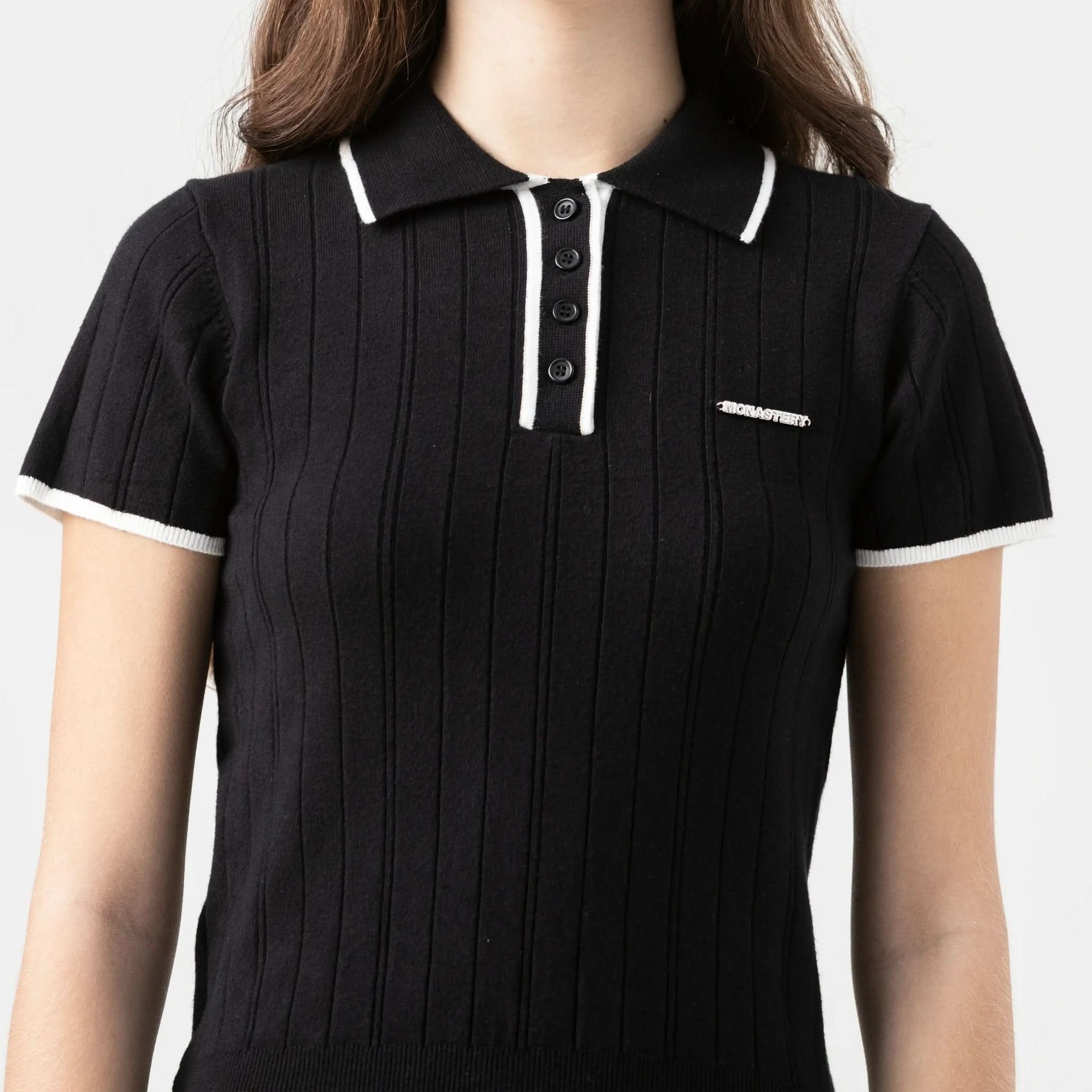 SINNIA KNITTED TOP WOMEN BLACK - Monastery | Tienda Oficial Colombia