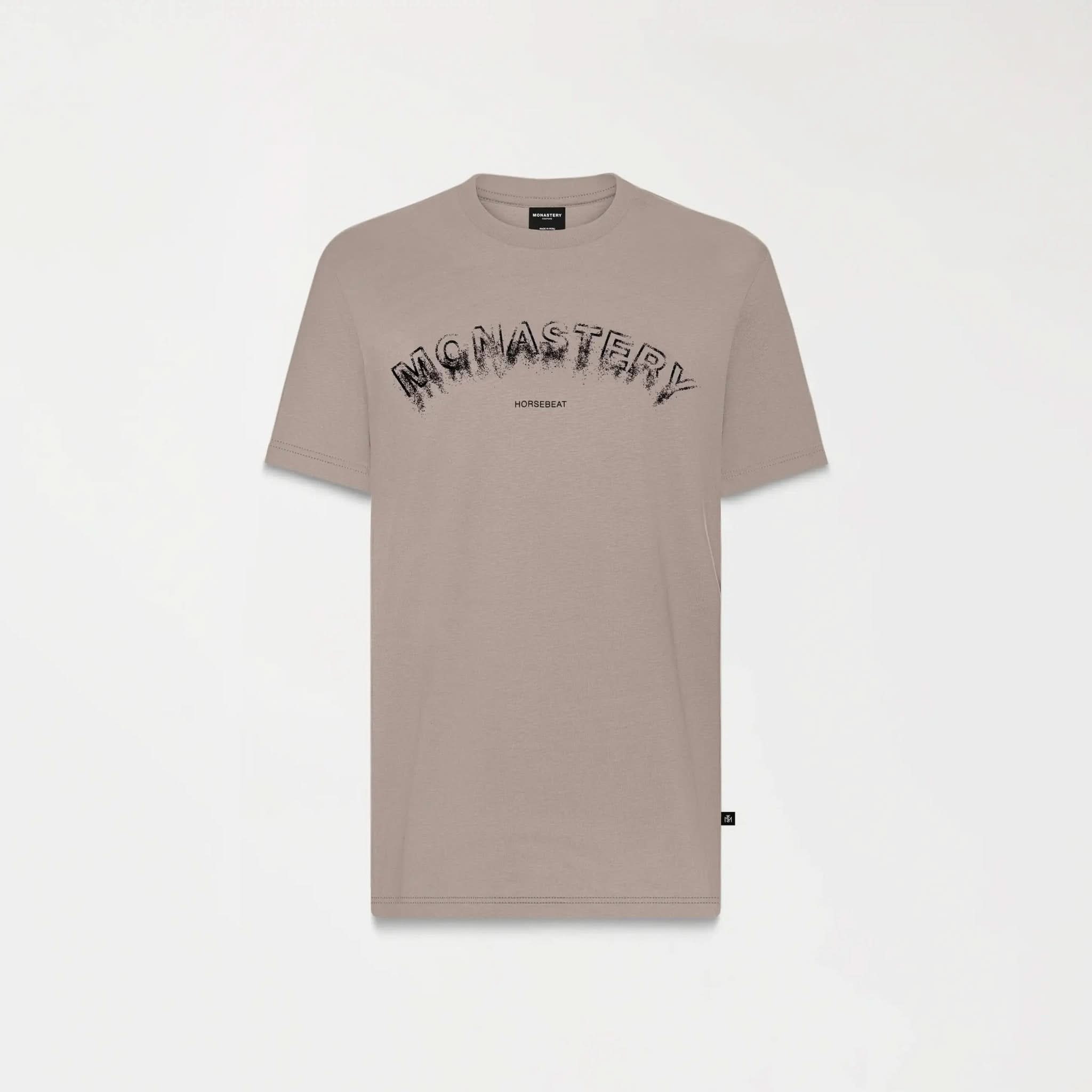 SMOKE T - SHIRT MEN TAUPE GRAY - Monastery | Tienda Oficial Colombia