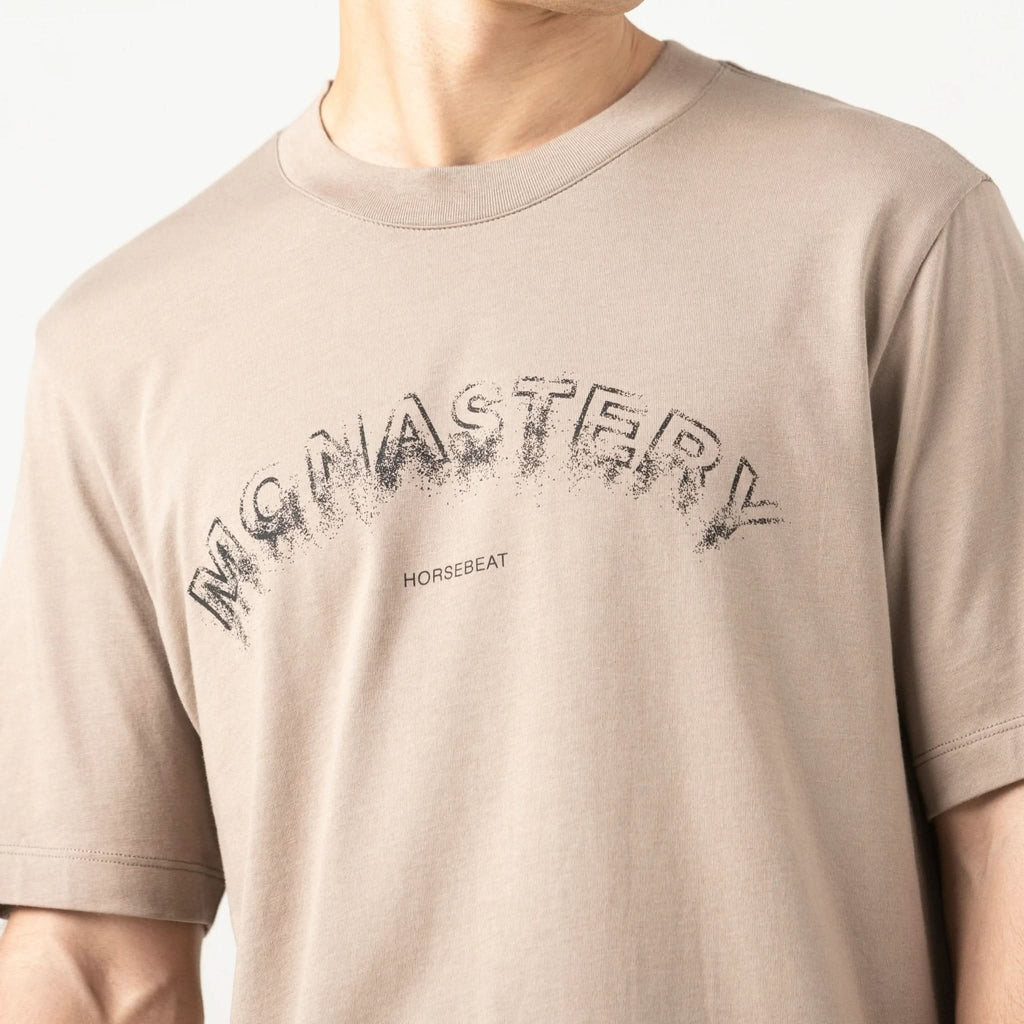 SMOKE T - SHIRT MEN TAUPE GRAY - Monastery | Tienda Oficial Colombia
