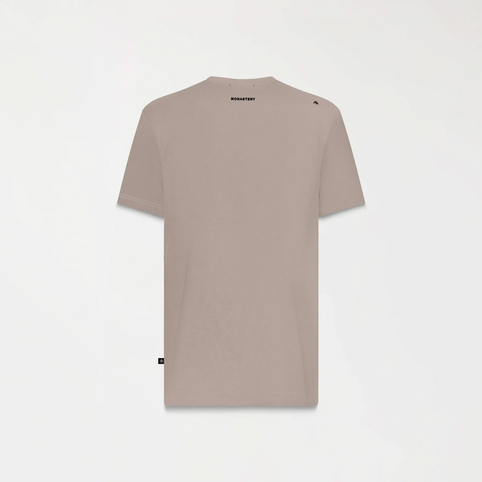 SMOKE T - SHIRT MEN TAUPE GRAY - Monastery | Tienda Oficial Colombia
