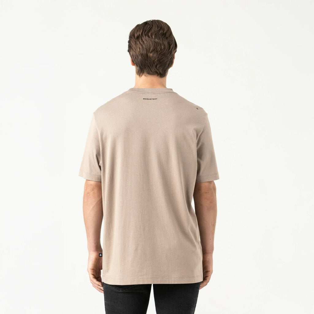 SMOKE T - SHIRT MEN TAUPE GRAY - Monastery | Tienda Oficial Colombia