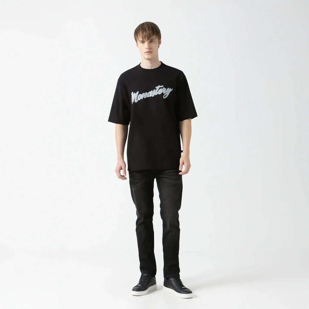SMOKY T - SHIRT OVERSIZED MEN BLACK - Monastery | Tienda Oficial Colombia
