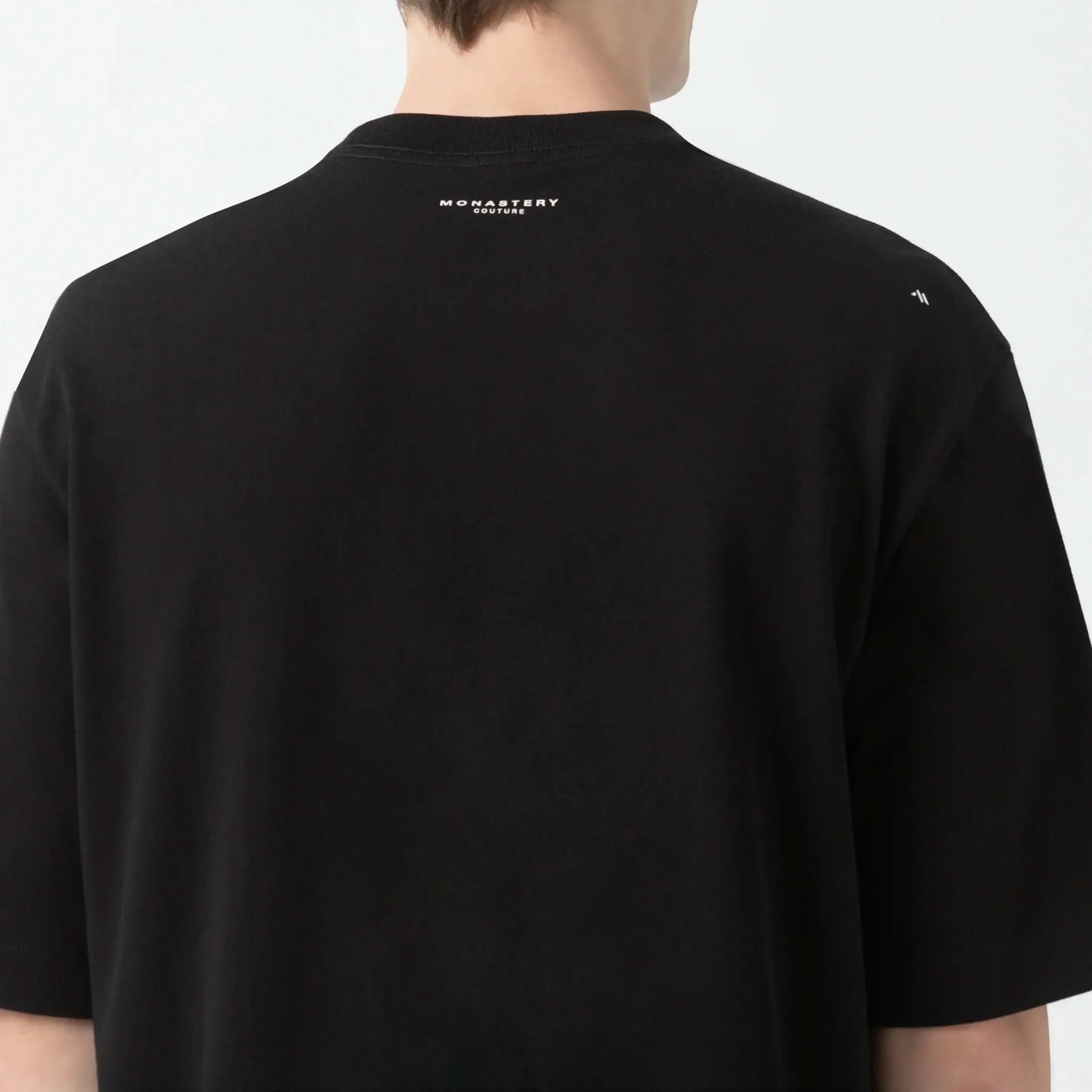SMOKY T - SHIRT OVERSIZED MEN BLACK - Monastery | Tienda Oficial Colombia