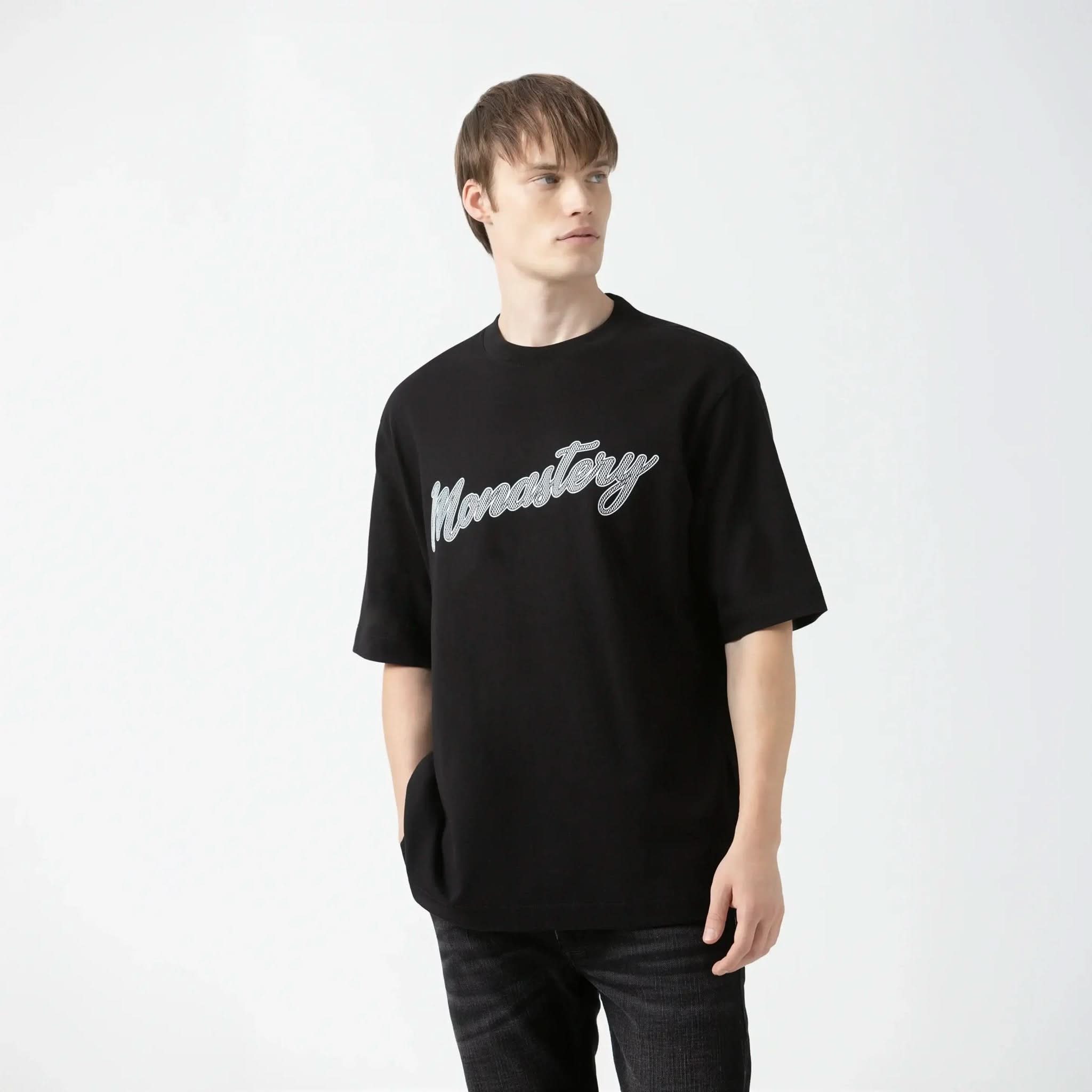 SMOKY T - SHIRT OVERSIZED MEN BLACK - Monastery | Tienda Oficial Colombia