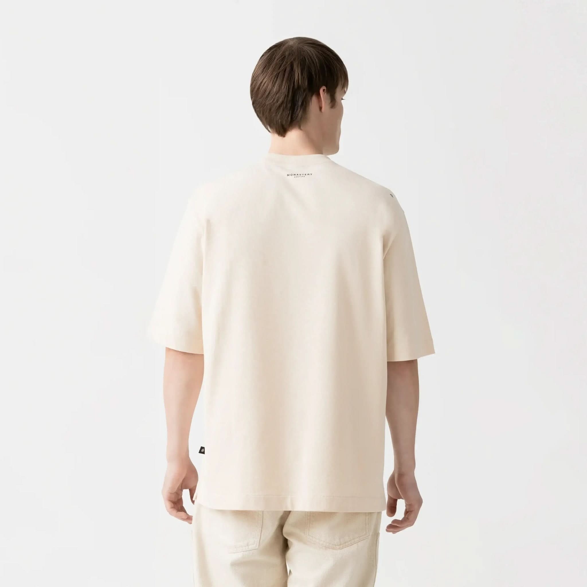SMOKY T - SHIRT OVERSIZED MEN SAND DOLLAR - Monastery | Tienda Oficial Colombia
