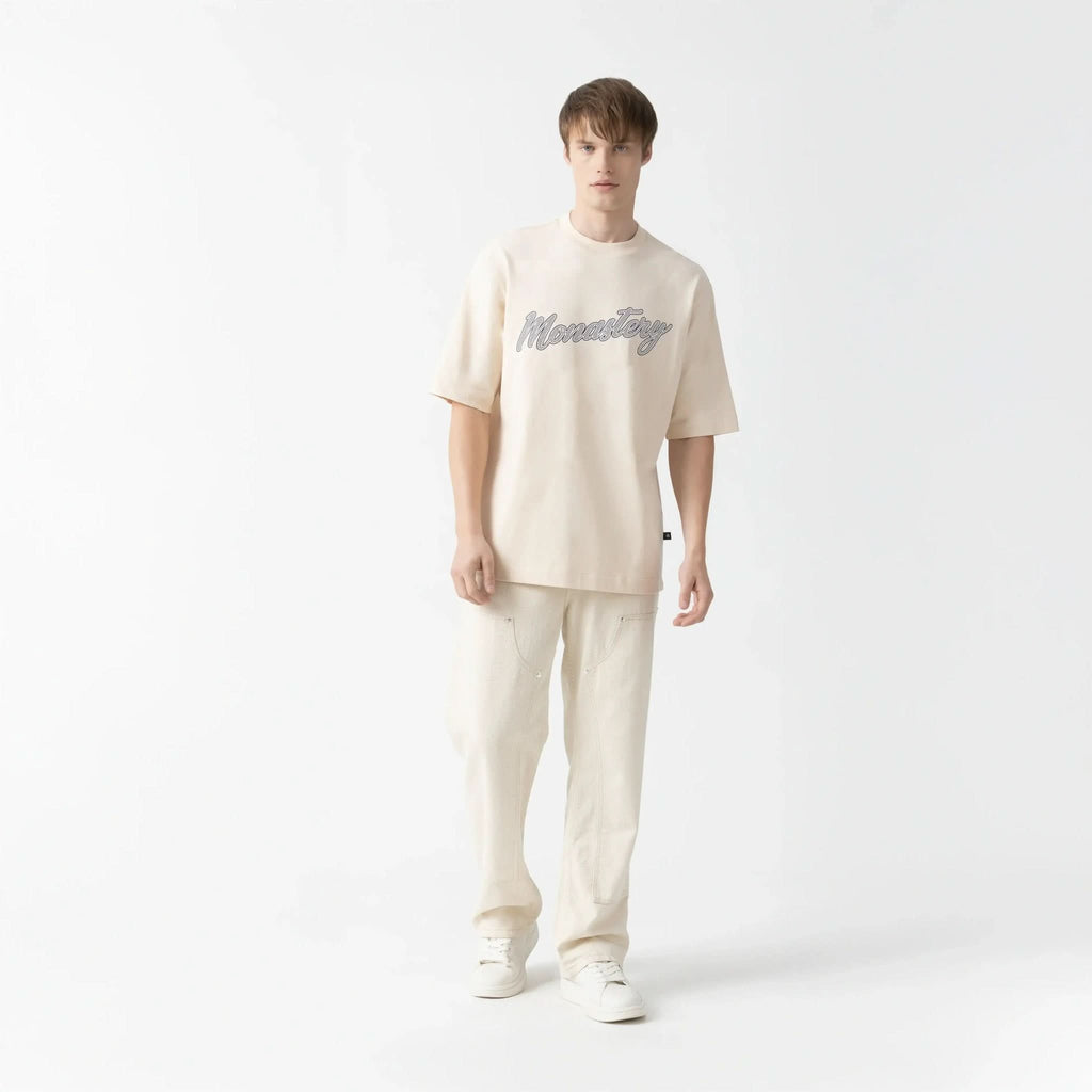 SMOKY T - SHIRT OVERSIZED MEN SAND DOLLAR - Monastery | Tienda Oficial Colombia