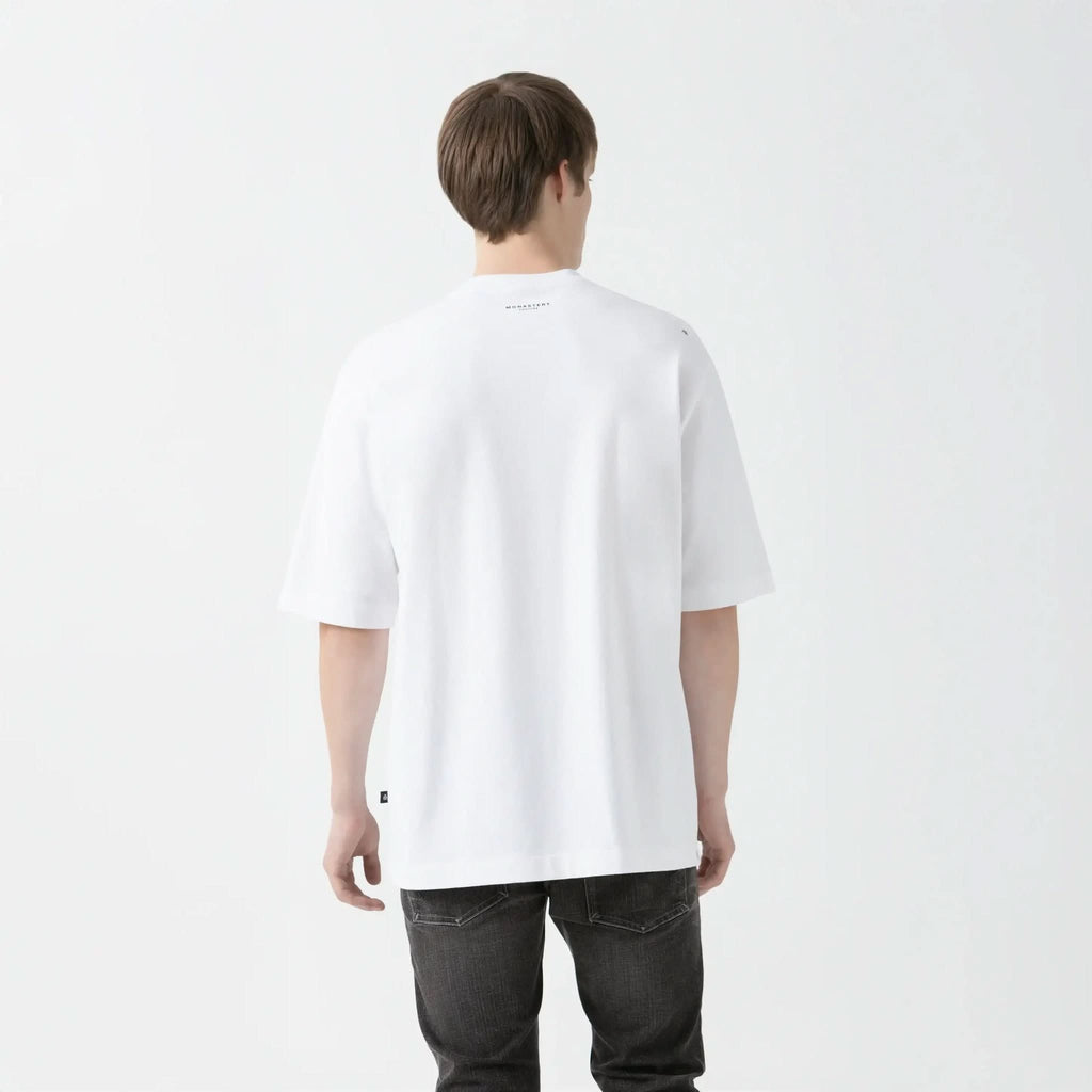 SMOKY T - SHIRT OVERSIZED MEN WHITE - Monastery | Tienda Oficial Colombia