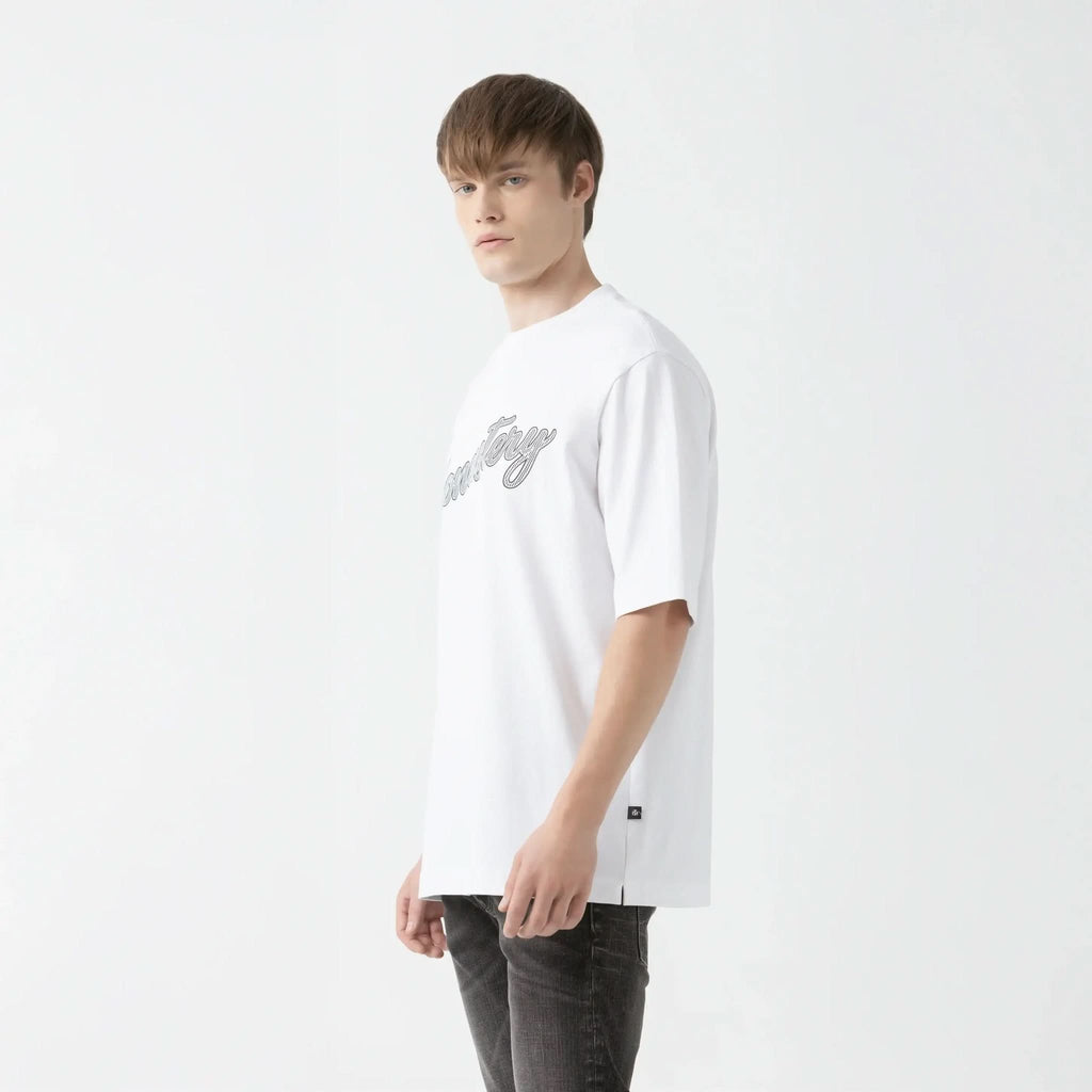 SMOKY T - SHIRT OVERSIZED MEN WHITE - Monastery | Tienda Oficial Colombia