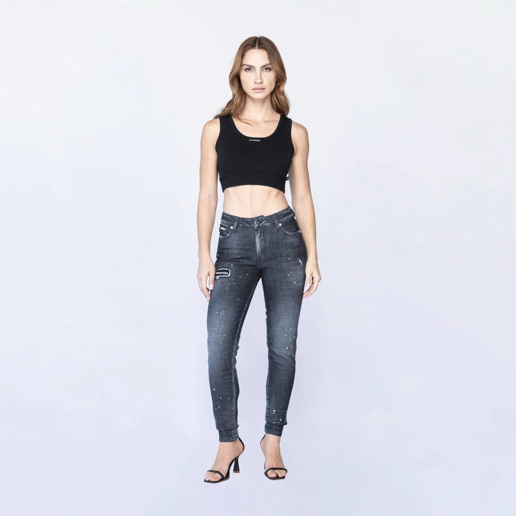 SNOW KNITTED TOP WOMEN BLACK - Monastery | Tienda Oficial Colombia